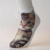 3D Printed Low Cut Socks Girls Cute Cartoon Cat Animal Funny Cotton Socks Women Xmas Autumn Winter Warmer Socks