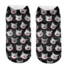 3D Printed Decoration Animal Women Socks Casual Cute Cat Unisex Low Cut Ankle Sock Novel Style Moistureproof Sokken Socks Meias