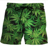 3D Print Pattern Hot Quick Dry Men Shorts Brand Summer Casual Clothing Leaves Beach Shorts Men's Seaside Board Shorts