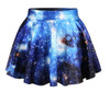 3D Print Galaxy Skirt Women High-Waisted Cratieve Cluster Space Galaxy Mini Skirts Cotton Elastic Skirts 2017 Hot Korea Europe