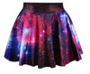 3D Print Galaxy Skirt Women High-Waisted Cratieve Cluster Space Galaxy Mini Skirts Cotton Elastic Skirts 2017 Hot Korea Europe