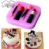 3D Make Up Set Shape Silicone Mold Fondant Chocolate Cake Mold Candy Cookie Jelly Decorating Tools Bakeware Soap Mould Bakeware