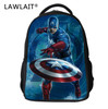 3D Marvel's The Avengers Cartoon Captain America Children Backpacks Boys Schoolbag Iron Man bags Printing School Backpack