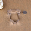 3D Lovely Baby Clothing Feeding Bottle Shape Stainless Steel Cookie Cutter Biscuit Mould Baking Tool For Cake Decor