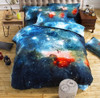 3d Galaxy Duvet Cover Set Single double Twin/Queen 2pcs/3pcs/4pcs bedding sets Universe Outer Space Themed Bed Linen