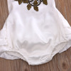 3D Flower Newborn Baby Girls Clothes Backless Bodysuits Babies Girl Floral Bodysuit Sunsuit 0-3T Clothing
