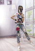 3D Flowers Embroidery Women Denim Jeans Flower Skinny Jeans Pencil Pants With Embroidered Flares Lady Ripped Trousers A151
