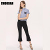 3D Cat Embroidery Blouse Shirt Female Cotton Linen Stripe Blouse 2017 New Summer Cute EYE/DEER Cartoon Shirts Women Tops Ladies