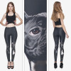 3D Black Pug Dog Leggings Women/Girls Funny Animal Skinny Leggings Jeggings Pants