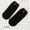 2018 Spring Summer Cotton Women Heart Socks Cute Girls Kawaii Lovely Red Heart Heel Socks High Quality Thin Cool Love Socks