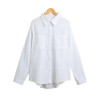 2018 Spring Elegant Ladies Blouses Plus Size 3XL 4XL 5XL Women Loose Shirt Solid Tunics Long Sleeve Pocket Casual Top Large Size