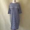 5XL 6XL Large Size 2018 Autumn Summer Dress Big Size Black White Striped Dress Straight Dresses Plus Size Women Clothing Vestido