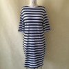 5XL 6XL Large Size 2017 Autumn Summer Dress Big Size Black White Striped Dress Straight Dresses Plus Size Women Clothing Vestido