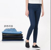 5XL 6XL Ladies 100% Cotton Denim Skinny Jeans woman Pencil Pants Plus Large Size Women Elastic Waist Pants Female Trousers XXXXL