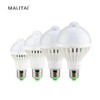5W 7W 9W 12W E27 PIR Motion Sensor LED Bulb light Control IR Infrared Induction lamp For Corridor Aisle Stairs Balcony lighting