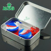 5sets 4 in 1 Silicone Dab Container Non-stick Bho Wax Containers for Dabs Butane Hash Oils Free Shipping