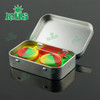5sets 4 in 1 Silicone Dab Container Non-stick Bho Wax Containers for Dabs Butane Hash Oils Free Shipping