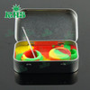 5sets 4 in 1 Silicone Dab Container Non-stick Bho Wax Containers for Dabs Butane Hash Oils Free Shipping