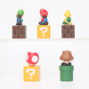 5pcs/set Super Mario Bros mario figure Luigi mushroom Goomba Toad Yoshi PVC Action Figures Toy children gift