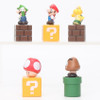 5pcs/set Super Mario Bros mario figure Luigi mushroom Goomba Toad Yoshi PVC Action Figures Toy children gift