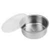 5Pcs/set Stainless Steel Crisper Sets Food Container Refrigerator Crisper Storage Box Mixing Bowls Airtight Lids Preserving Box