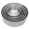 5Pcs/set Stainless Steel Crisper Sets Food Container Refrigerator Crisper Storage Box Mixing Bowls Airtight Lids Preserving Box