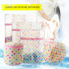 5PCS/set Creative Dot Clothes Wash Bag Underwear Bra Support Mesh Protective Net Wash Mesh Bag Laundry Bags