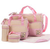 5PCS/Set Baby Diaper Bag Pregnant Mother Bags multifunctional Kid Stroller Bags Nappy Baby Bags For Mom