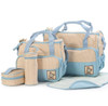 5PCS/Set Baby Diaper Bag Pregnant Mother Bags multifunctional Kid Stroller Bags Nappy Baby Bags For Mom