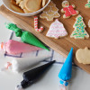 5pcs/set Christmas Cookie Cutter Biscuit Mould Aluminum Sugarcraft Cutter Cake Baking Tool