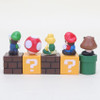 5pcs/set 5cm Super Mario Bros figures Toys Mario Goomba Luigi Koopa Troopa Mushroom PVC Action Figure Model Blocks Dolls