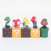 5pcs/set 5cm Super Mario Bros figures Toys Mario Goomba Luigi Koopa Troopa Mushroom PVC Action Figure Model Blocks Dolls