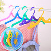 5pcs/bag Hot New Arrival Travel Folding Hanger Racks portable hanger tourism travel hanger magic non-slip plastic drying racks