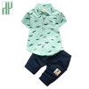 Children clothing baby boy summer clothes sets boutique kid clothing boys casual Short Sleeve T-shirt+Shorts 2pcs Outfit Suit