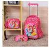 Children backpack with Wheels kids Trolley Bags For School Rolling backpack Bag For girl boy Travel Trolley luggage Backpack bag