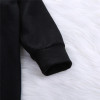 Children Baby Romper Clothes Newborn Infant Baby Boy Girl Black Cotton Milk Romper Jumpsuit Baby Sleepsuit Outfits
