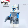 Single Sale The Force Awakens Clone Trooper Star Wars 7 Commander Fox Rex Building Blocks Collection Toys for children PG8002