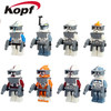 Single Sale The Force Awakens Clone Trooper Star Wars 7 Commander Fox Rex Building Blocks Collection Toys for children PG8002