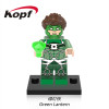 Single Sale Super Heroes Yellow Light the Scarecrow Black Adam Green Lanten Firestorm Building Blocks Children Gift Toys X0153