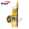 Single Sale Super Heroes Supergirl Superman Batman Evil Knight Hun Warrior Aborigines Building Blocks Toys for children XH 759