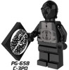 Single Sale Super Heroes New Comics Star Wars Protocol Droid C3PO C-3PO Bricks Action Building Blocks Toys for children PG8023