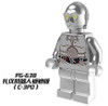 Single Sale Super Heroes New Comics Star Wars Protocol Droid C3PO C-3PO Bricks Action Building Blocks Toys for children PG8023