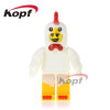 Single Sale Super Heroes Inhumans Royal Family God of Wealth Rocket Boy Chicken Suit Building Blocks Children Gift Toys PG1025