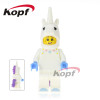 Single Sale Super Heroes Inhumans Royal Family God of Wealth Rocket Boy Chicken Suit Building Blocks Children Gift Toys PG1025