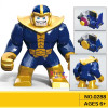 Single Sale Large Big Size Super Heroes Thanos Bane Hulk Venom Ironman Ninja Dogshank Building Blocks Toys for children