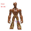 Single Sale Large Big Size Super Heroes Thanos Bane Hulk Venom Ironman Ninja Dogshank Building Blocks Toys for children