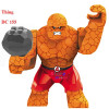 Single Sale Large Big Size Marvel Super Heroes Thanos Hulk Venom Ironman Ninja Dogshank Building Blocks Toys for children