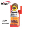 Single Sale Building Blocks Super Heroes Cartoon Movie Heimdall Journey into Mystery Heimdallr Bricks Toys for children PG1124