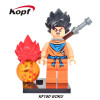 Single Sale Building Blocks Dragon Ball Z Figures Broly Super Sayayin Black Goku Vegeta Dolls Bricks Children Gift Toys KF392