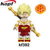 Single Sale Building Blocks Dragon Ball Z Figures Broly Super Sayayin Black Goku Vegeta Dolls Bricks Children Gift Toys KF392